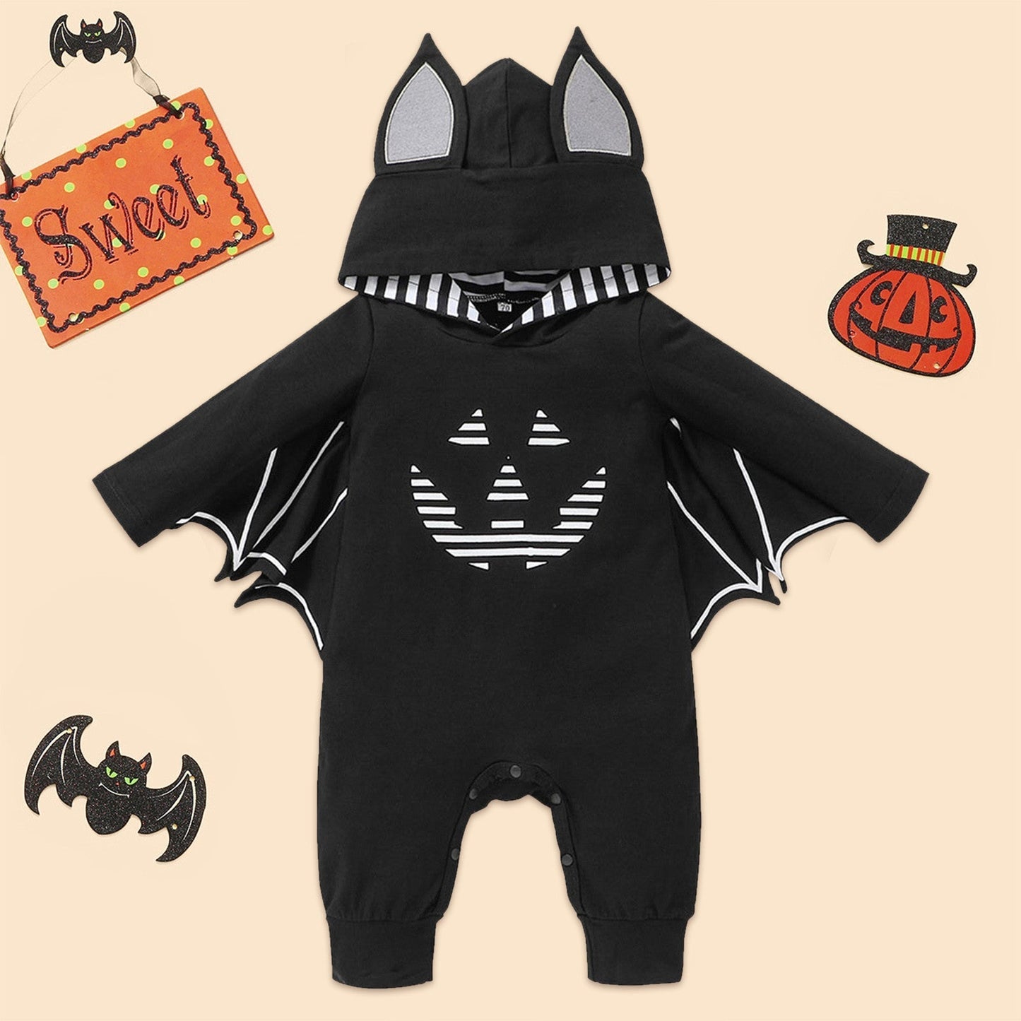 ハロウィン衣装 初めてのハロウィンロンパースジャンプスーツ
