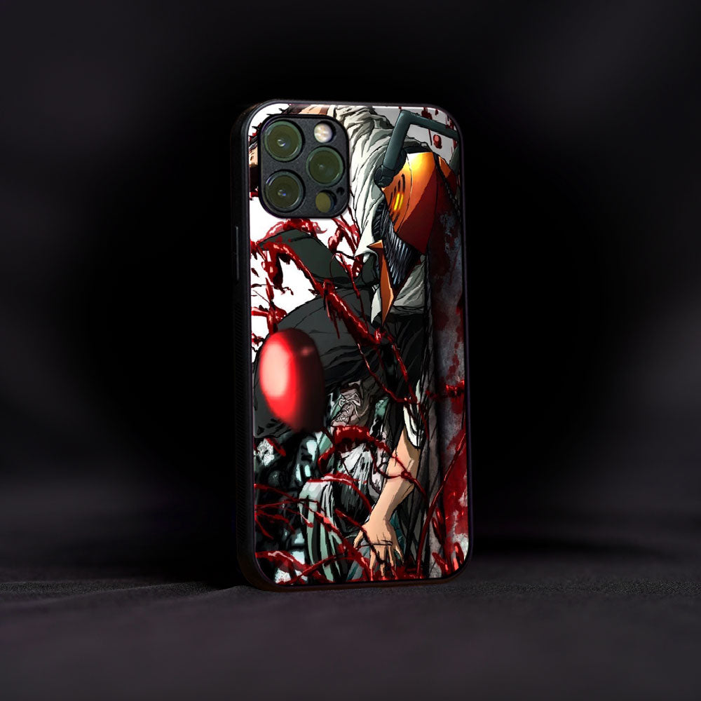 Vitrine de La Colère de l'Homme à la Tronçonneuse