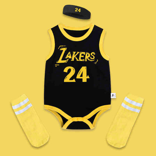 Basketball-Babybody (Socken gratis)