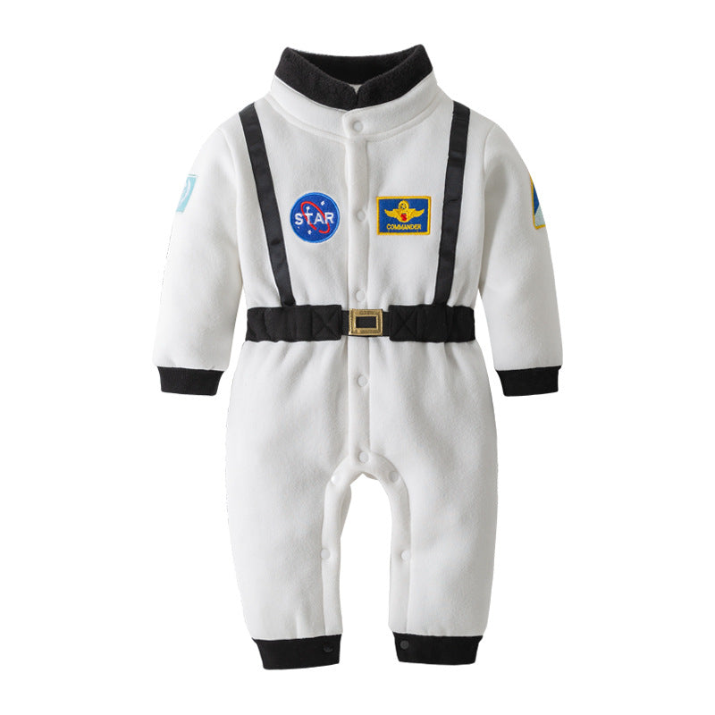 ハロウィン宇宙飛行士コスチューム 宇宙服ロンパース
